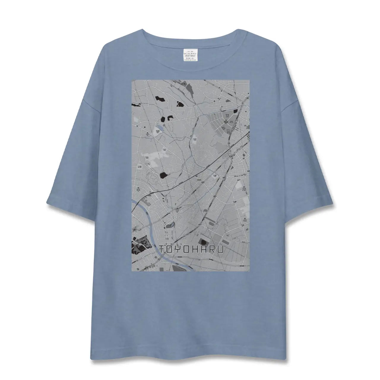 【豊春(埼玉県)】地図柄ビッグシルエットTシャツ