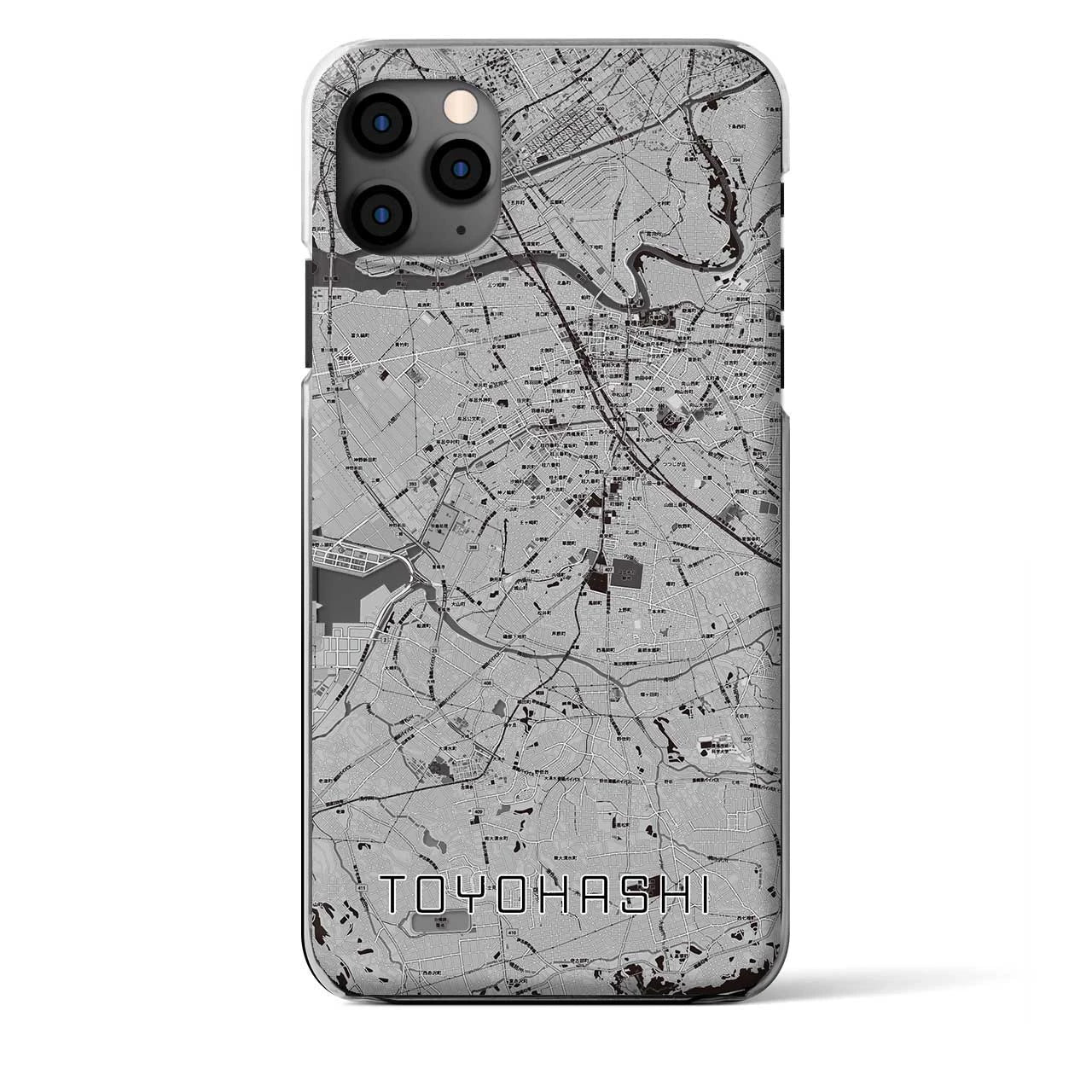 【豊橋(愛知県)】地図柄iPhoneケース(クリアタイプ)