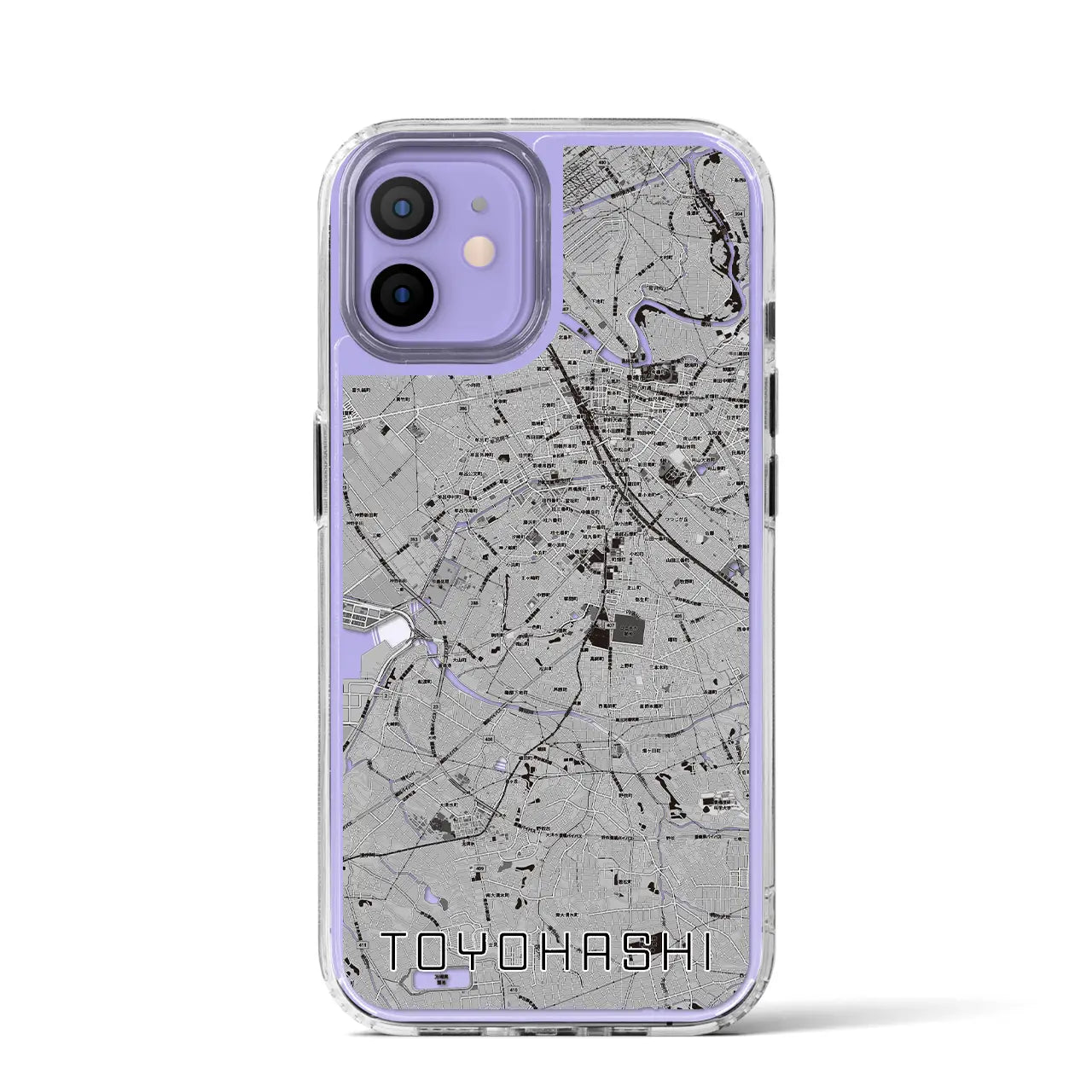 【豊橋(愛知県)】地図柄iPhoneケース(MagSafeタイプ)