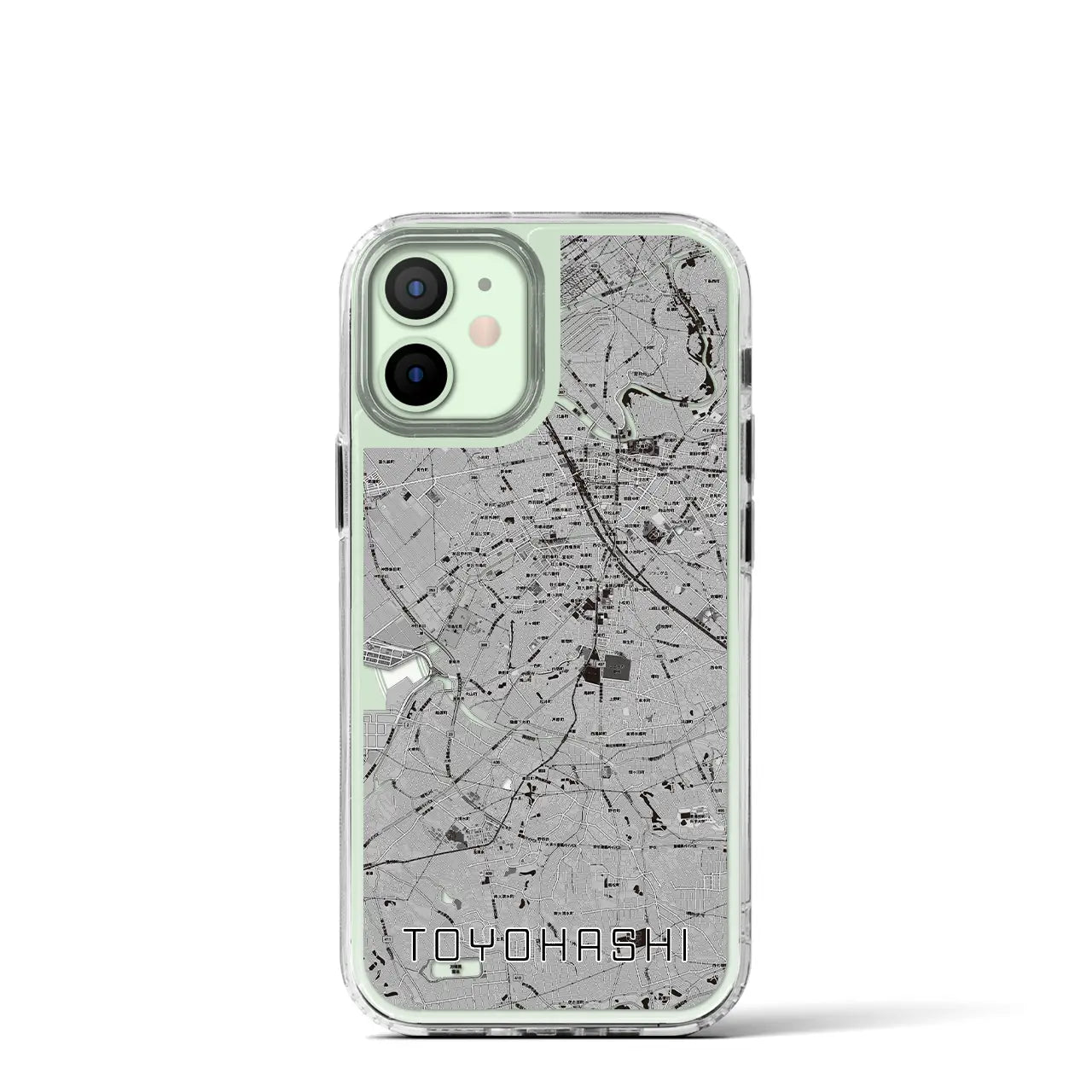 【豊橋(愛知県)】地図柄iPhoneケース(MagSafeタイプ)