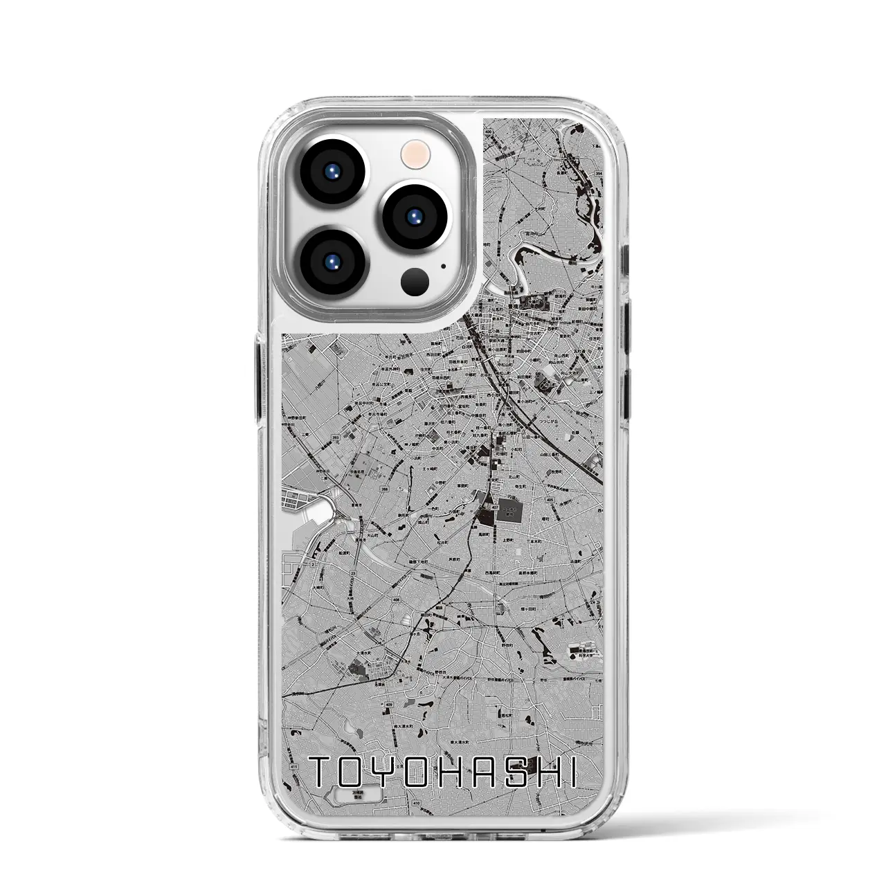 【豊橋(愛知県)】地図柄iPhoneケース(MagSafeタイプ)