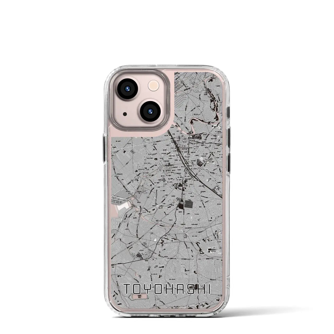 【豊橋(愛知県)】地図柄iPhoneケース(MagSafeタイプ)