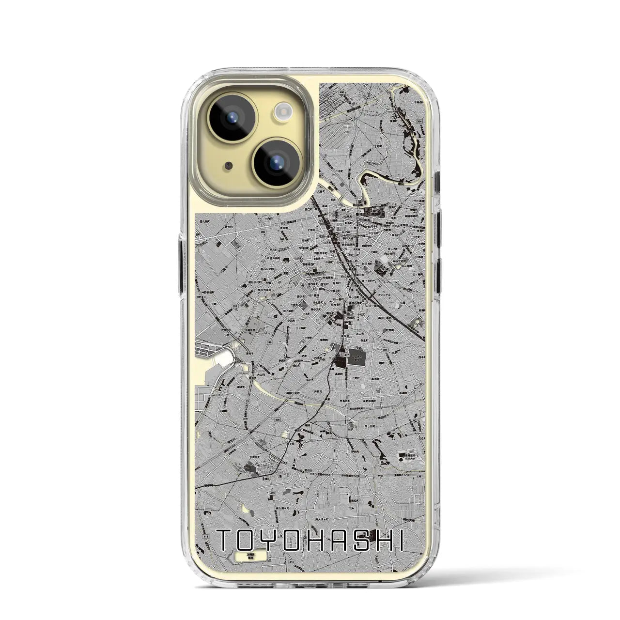 【豊橋(愛知県)】地図柄iPhoneケース(MagSafeタイプ)