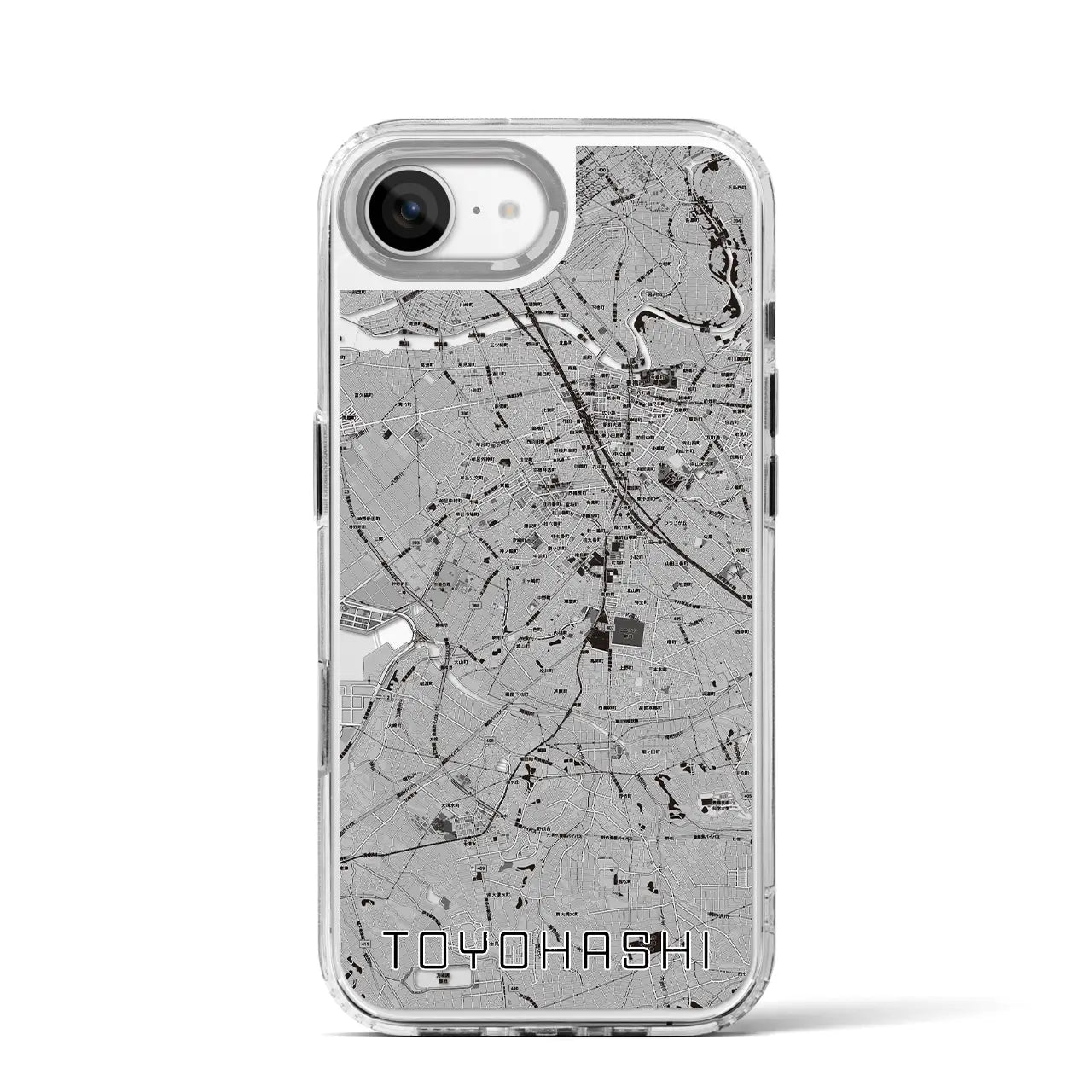 【豊橋(愛知県)】地図柄iPhoneケース(MagSafeタイプ)