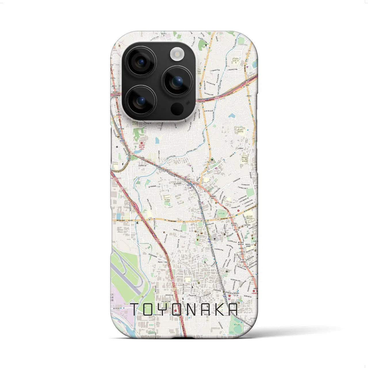 【豊中(大阪府)】地図柄iPhoneケース(バックカバータイプ)