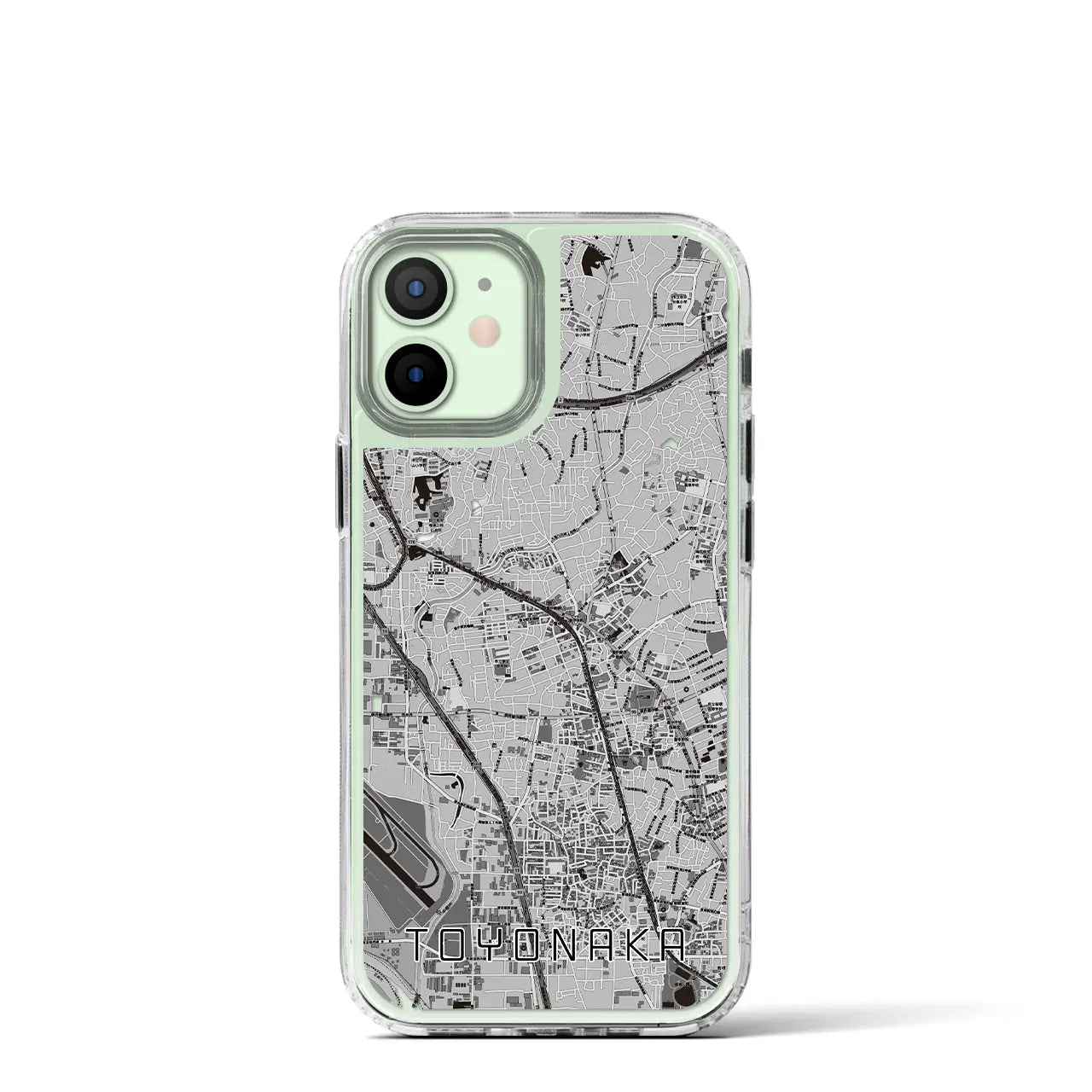 【豊中(大阪府)】地図柄iPhoneケース(MagSafeタイプ)