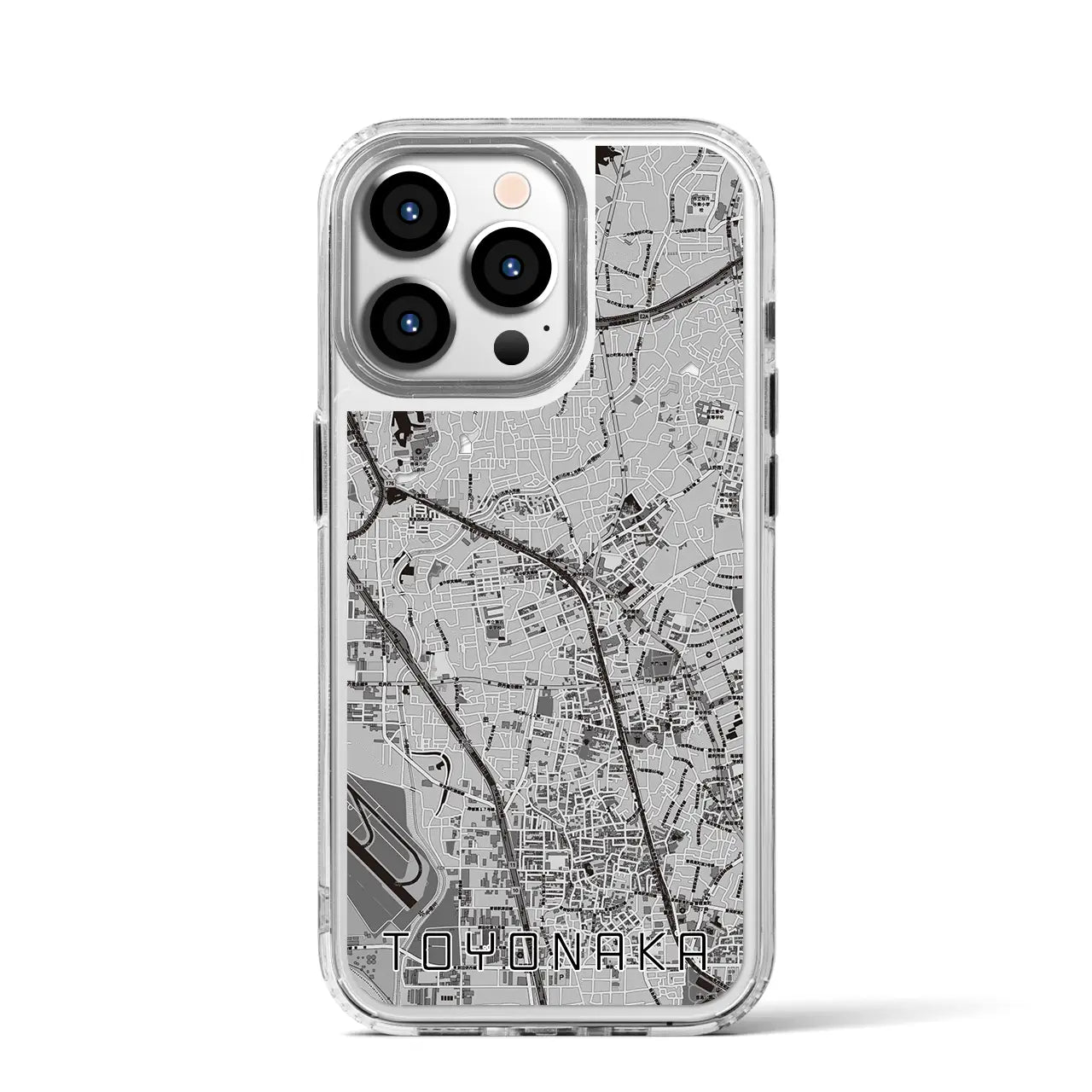 【豊中(大阪府)】地図柄iPhoneケース(MagSafeタイプ)
