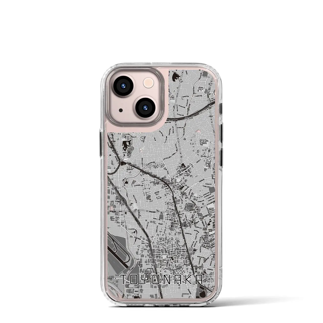 【豊中(大阪府)】地図柄iPhoneケース(MagSafeタイプ)