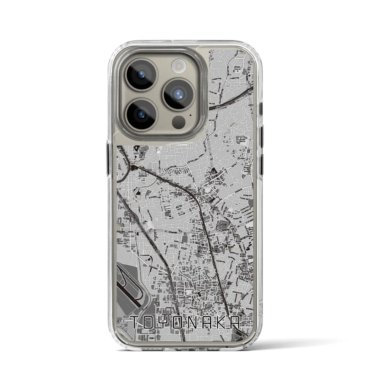 【豊中(大阪府)】地図柄iPhoneケース(MagSafeタイプ)