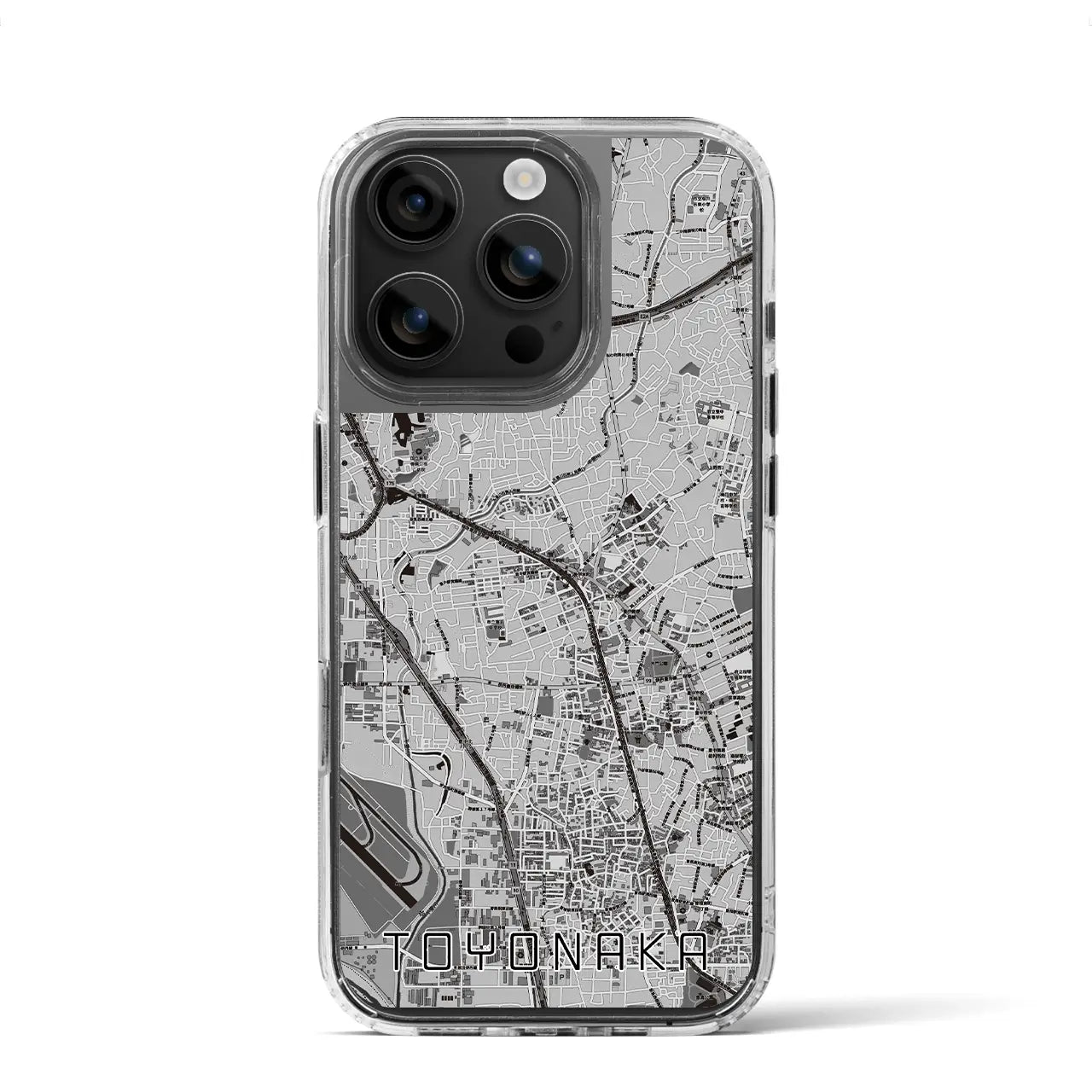 【豊中(大阪府)】地図柄iPhoneケース(MagSafeタイプ)