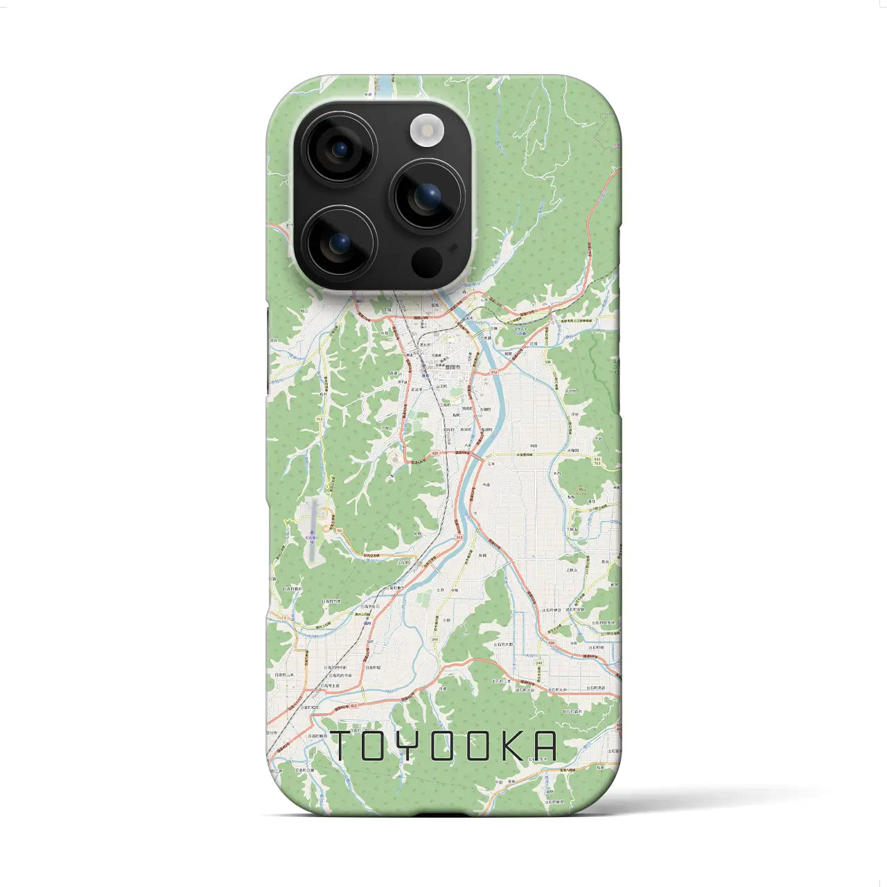 【豊岡(兵庫県)】地図柄iPhoneケース(バックカバータイプ)