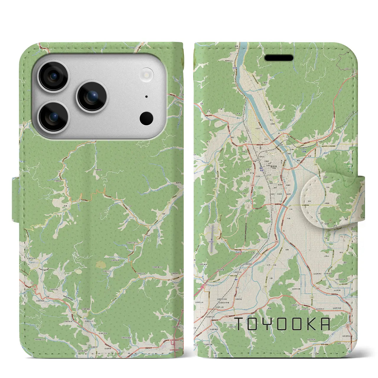 豊岡（兵庫県）】地図柄iPhoneケース（手帳タイプ） – クロスフィールド