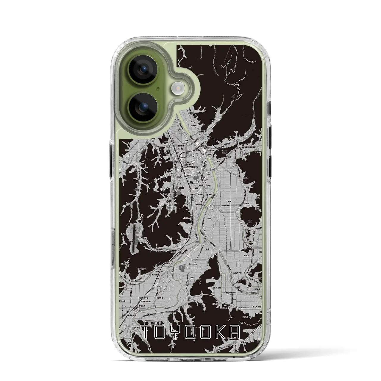 【豊岡(兵庫県)】地図柄iPhoneケース(MagSafeタイプ)