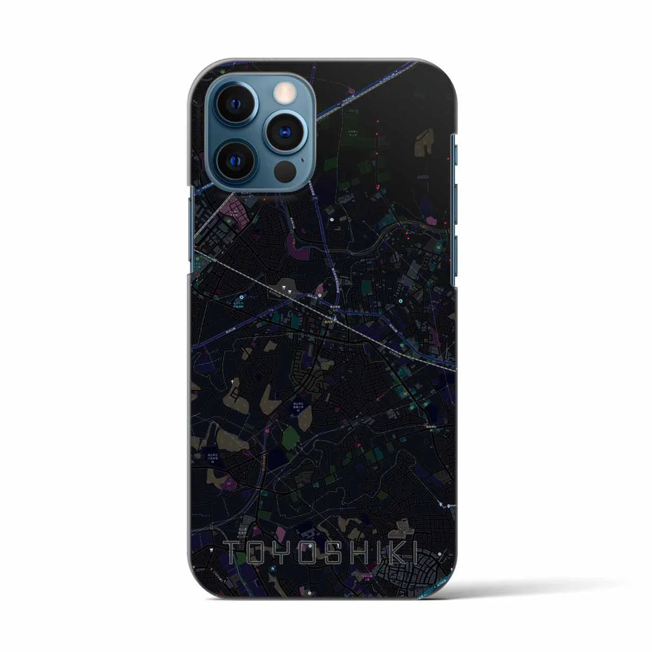【豊四季(千葉県)】地図柄iPhoneケース(バックカバータイプ)