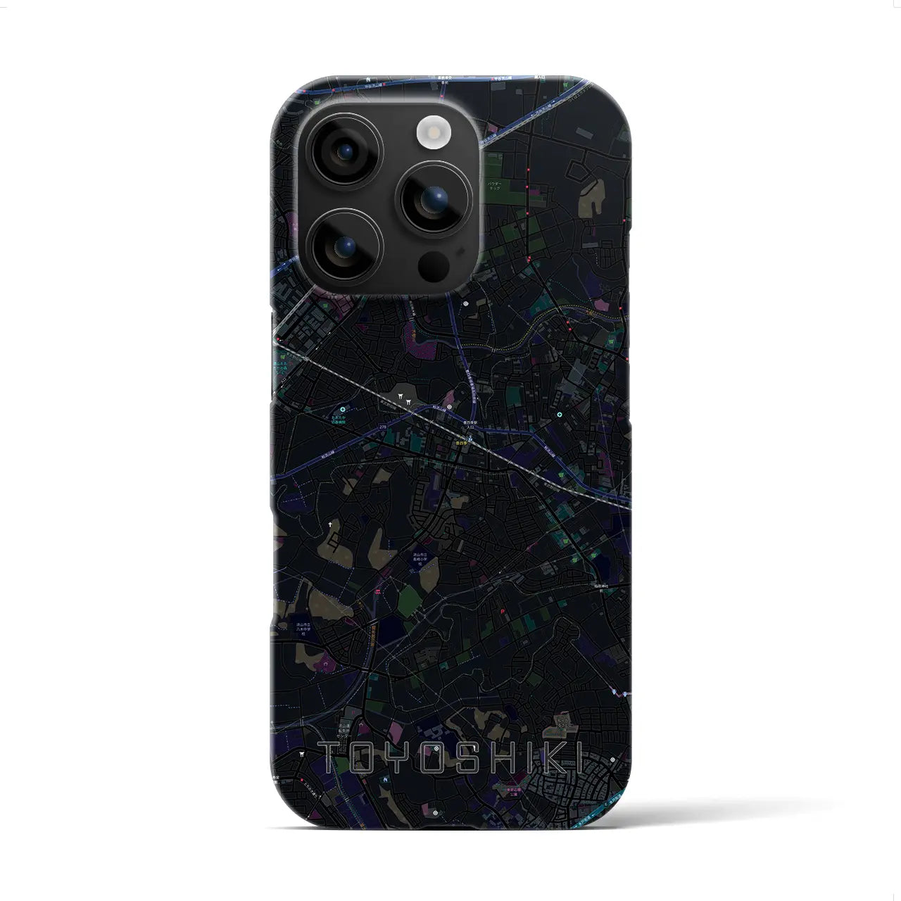 【豊四季(千葉県)】地図柄iPhoneケース(バックカバータイプ)