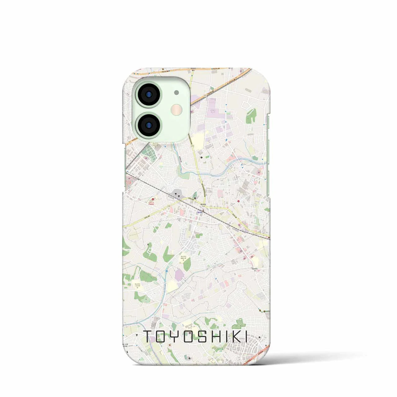 【豊四季(千葉県)】地図柄iPhoneケース(バックカバータイプ)