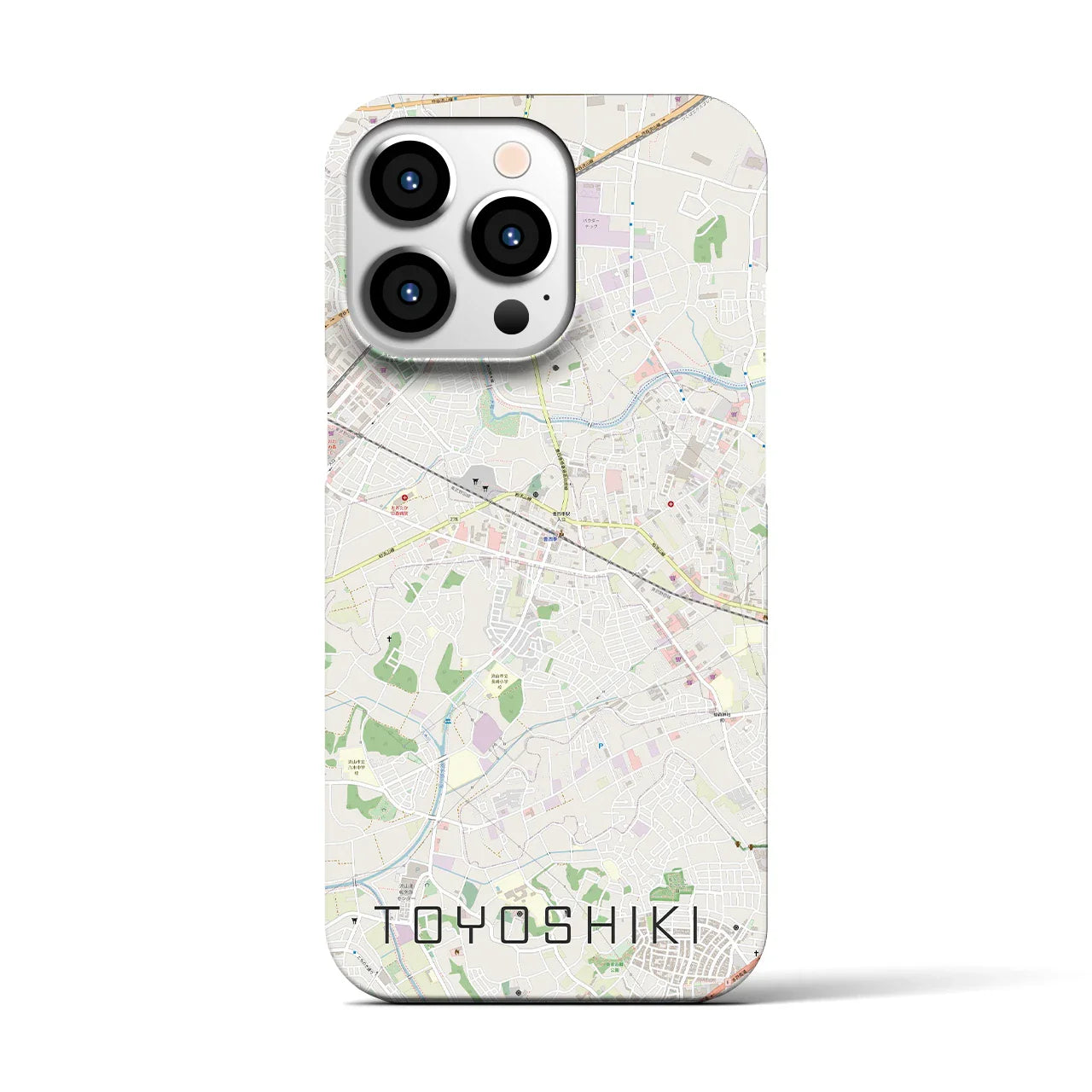 【豊四季(千葉県)】地図柄iPhoneケース(バックカバータイプ)