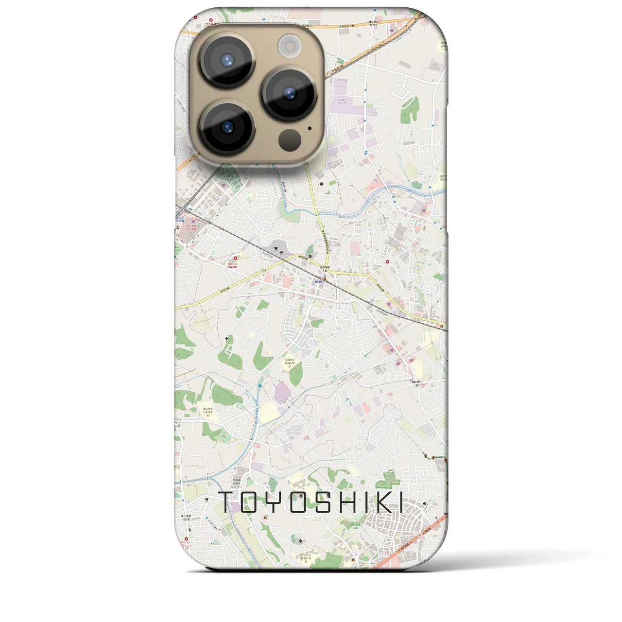 【豊四季(千葉県)】地図柄iPhoneケース(バックカバータイプ)