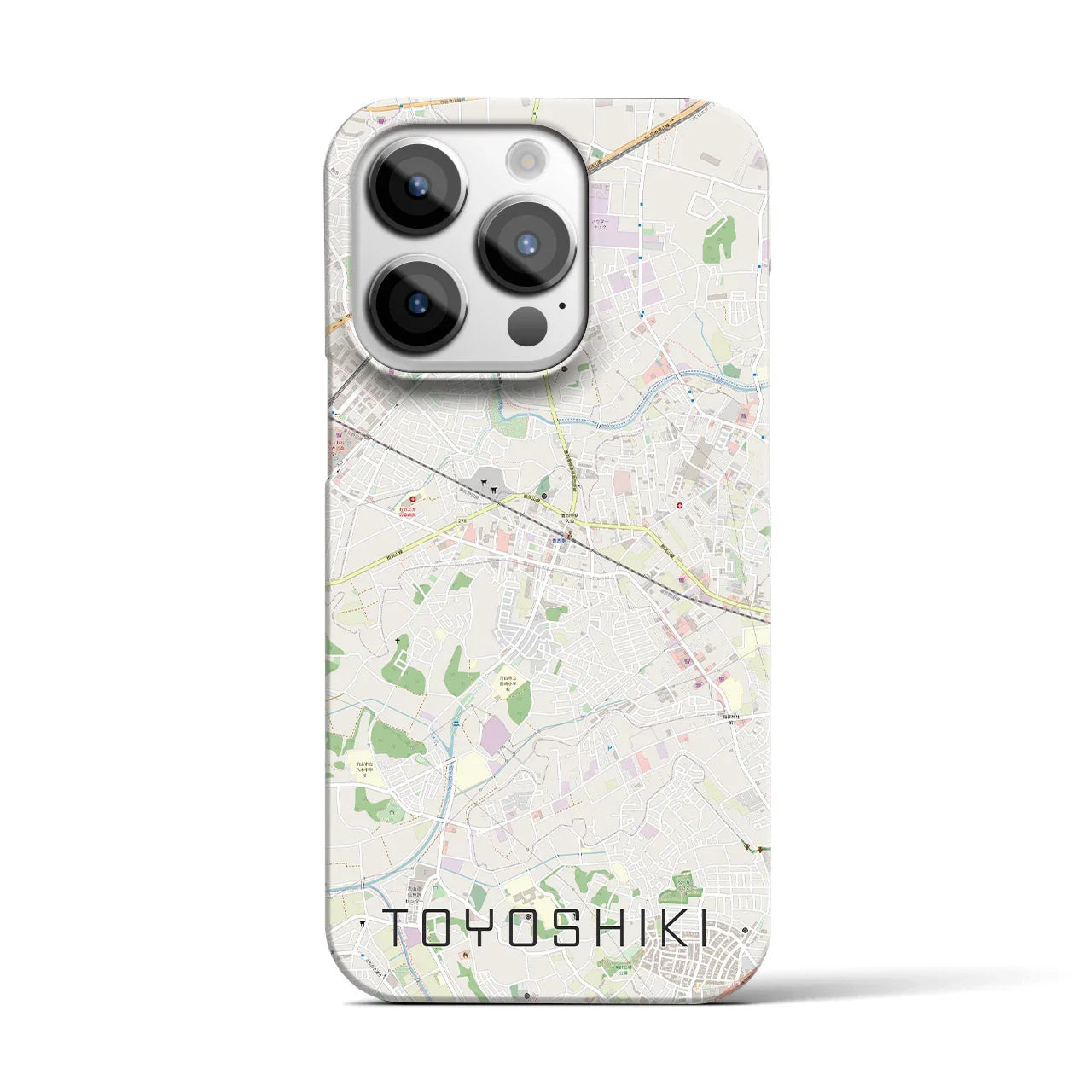 【豊四季(千葉県)】地図柄iPhoneケース(バックカバータイプ)