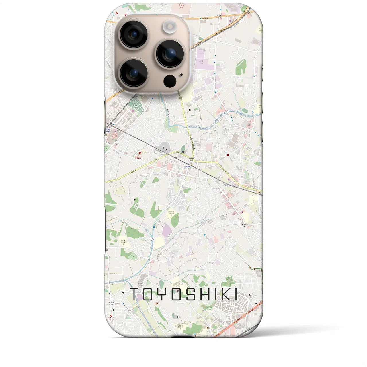 【豊四季(千葉県)】地図柄iPhoneケース(バックカバータイプ)
