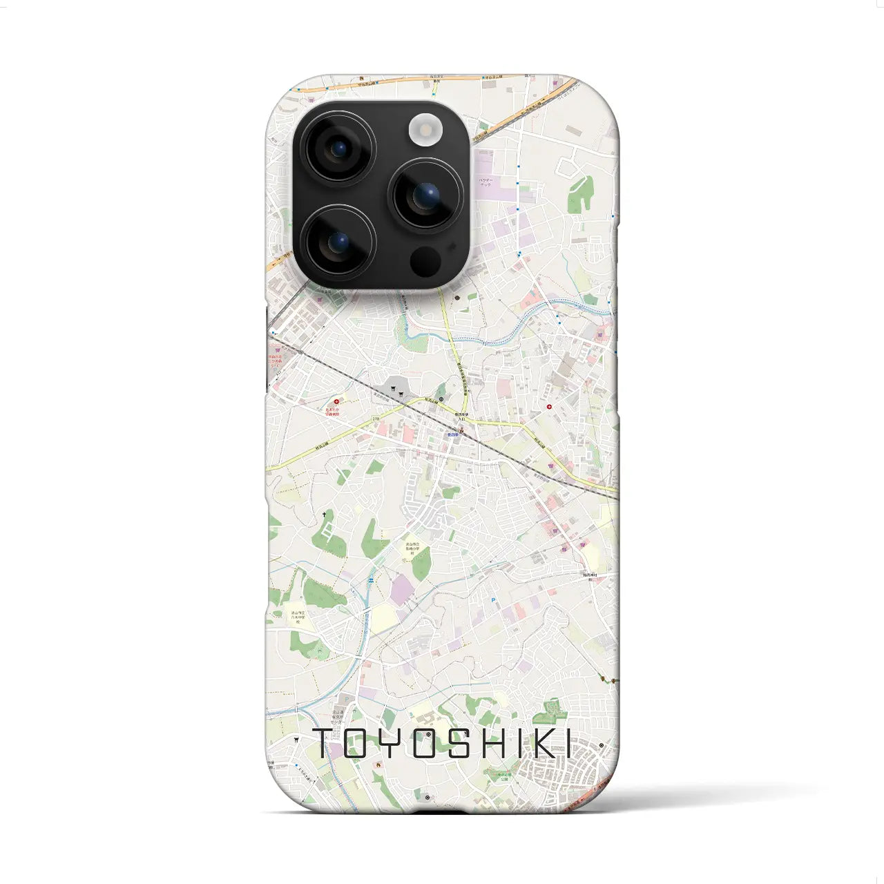 【豊四季(千葉県)】地図柄iPhoneケース(バックカバータイプ)