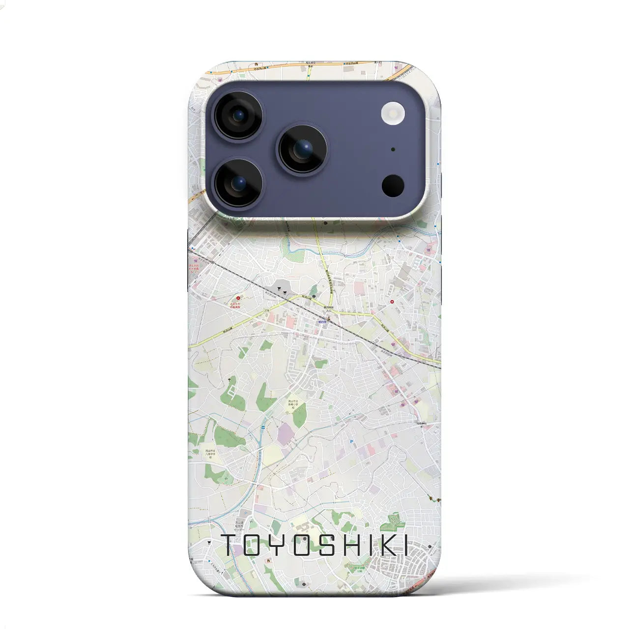 【豊四季(千葉県)】地図柄iPhoneケース(バックカバータイプ)