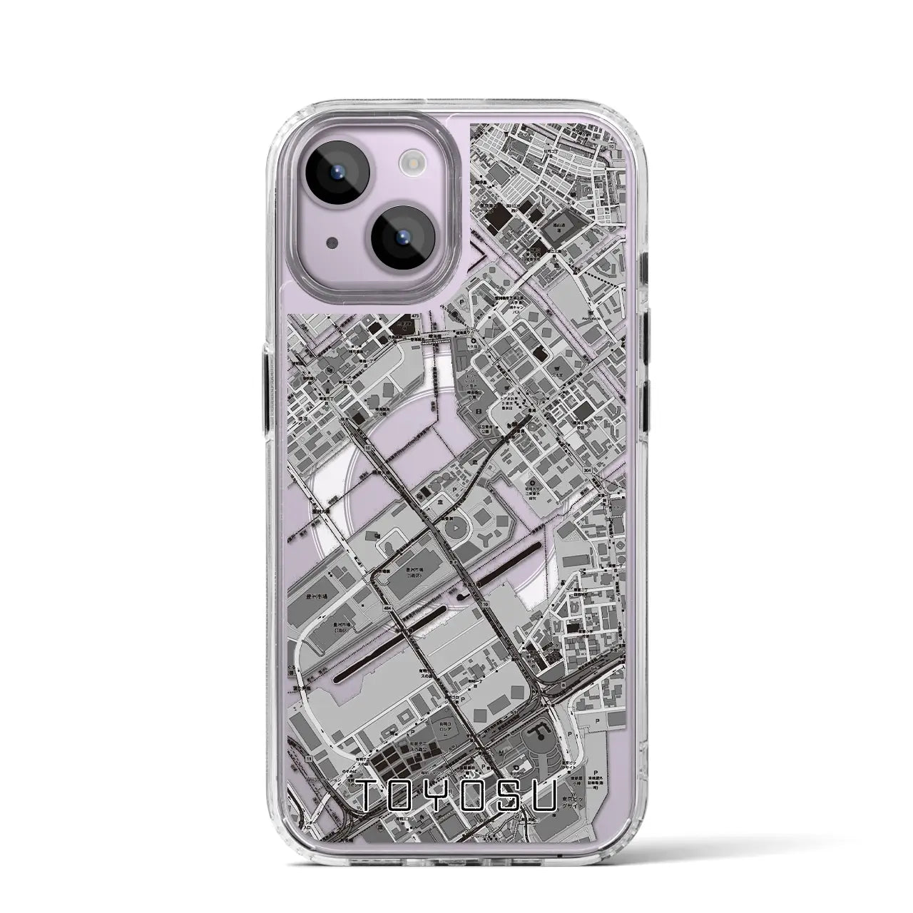【豊洲(東京都)】地図柄iPhoneケース(MagSafeタイプ)