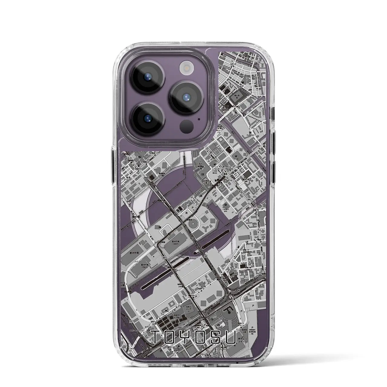 【豊洲(東京都)】地図柄iPhoneケース(MagSafeタイプ)