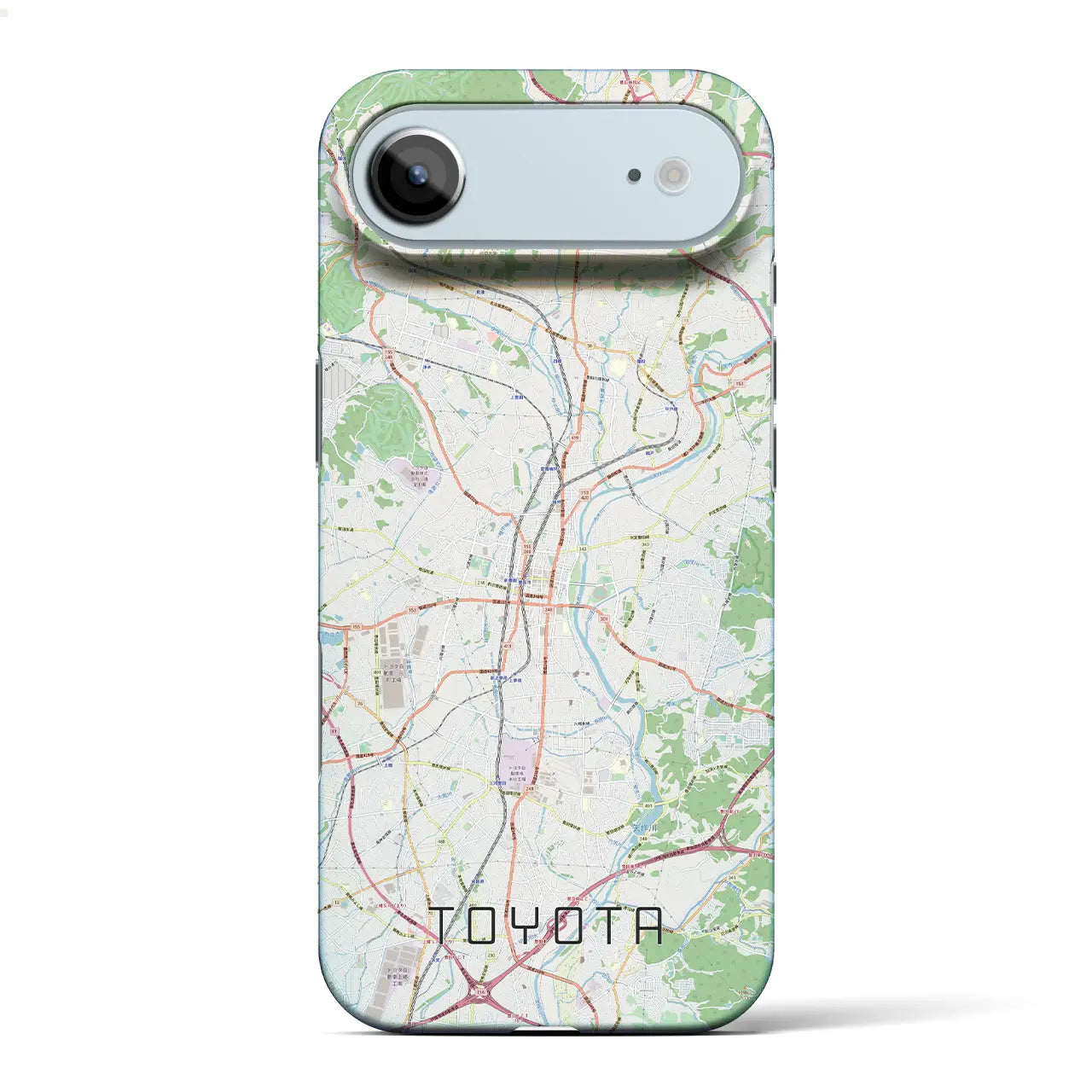【豊田(愛知県)】地図柄iPhoneケース(バックカバータイプ)