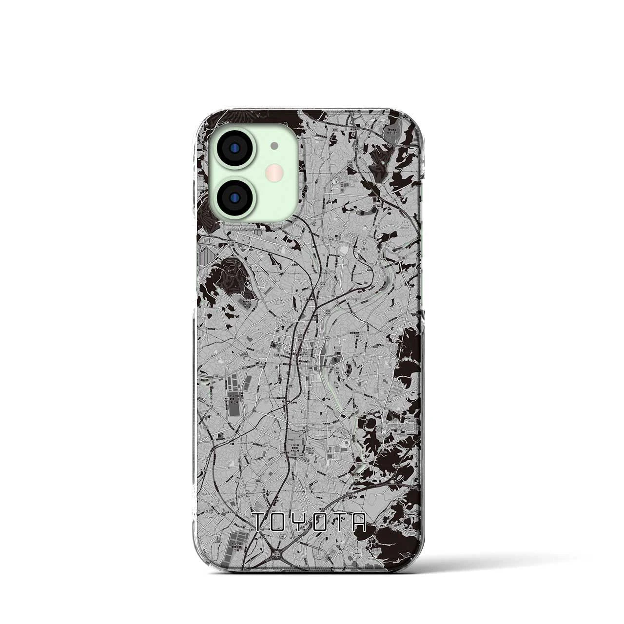 【豊田(愛知県)】地図柄iPhoneケース(クリアタイプ)