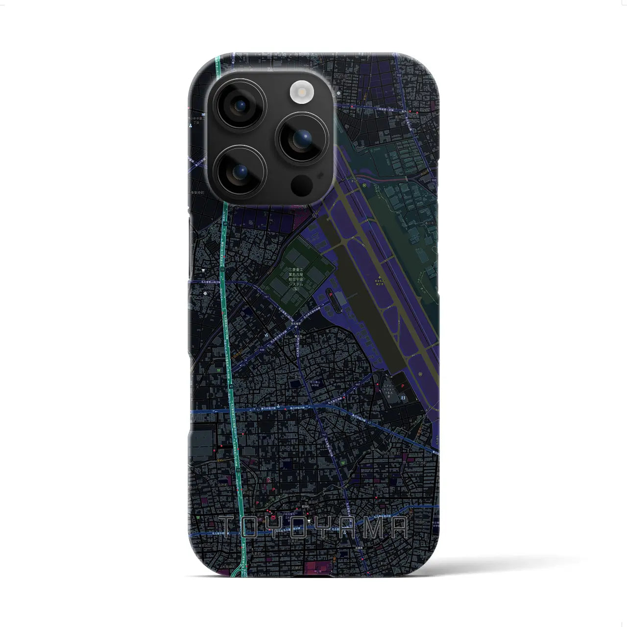 【豊山(愛知県)】地図柄iPhoneケース(バックカバータイプ)