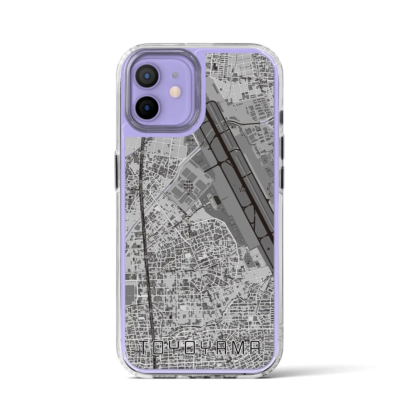 【豊山(愛知県)】地図柄iPhoneケース(MagSafeタイプ)