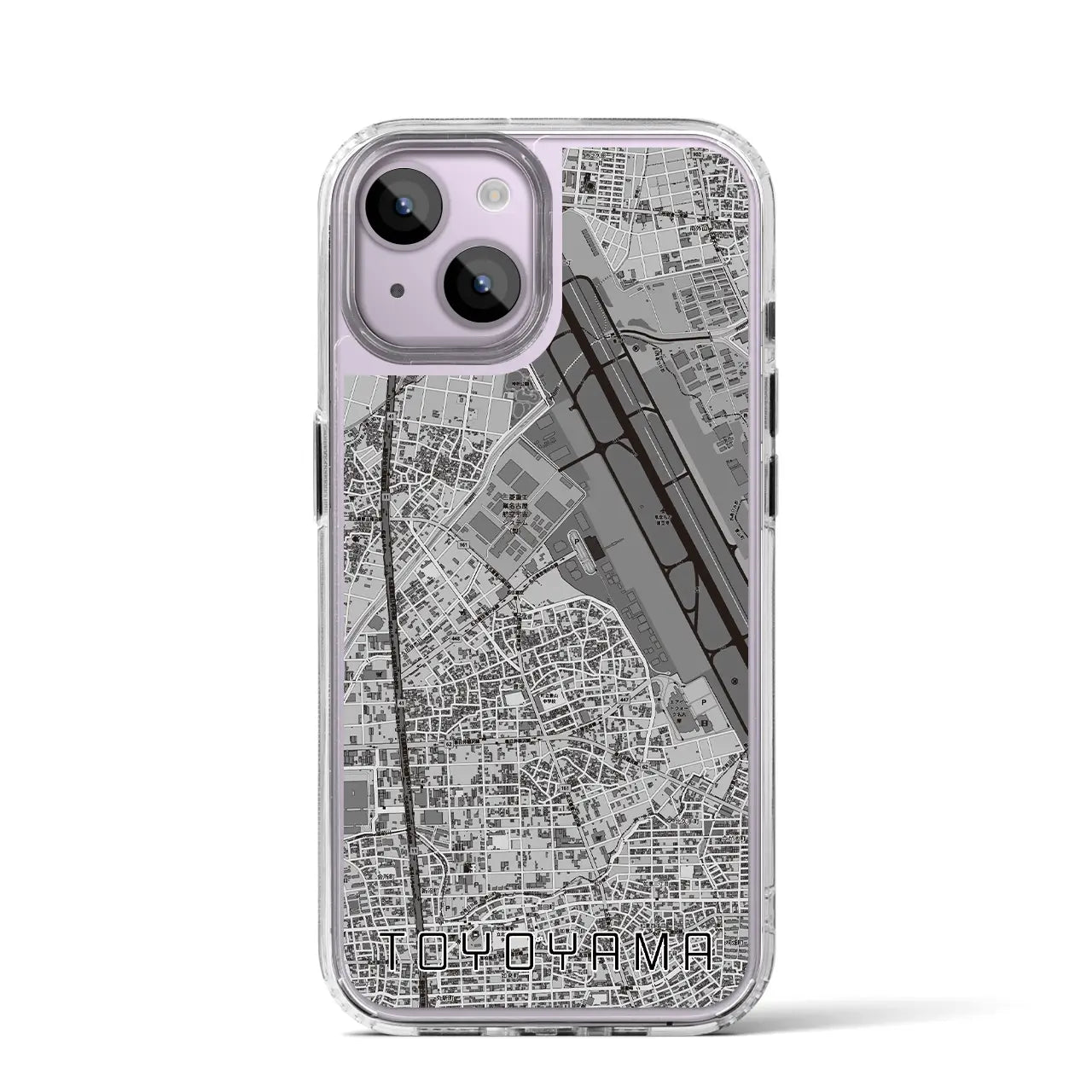 【豊山(愛知県)】地図柄iPhoneケース(MagSafeタイプ)
