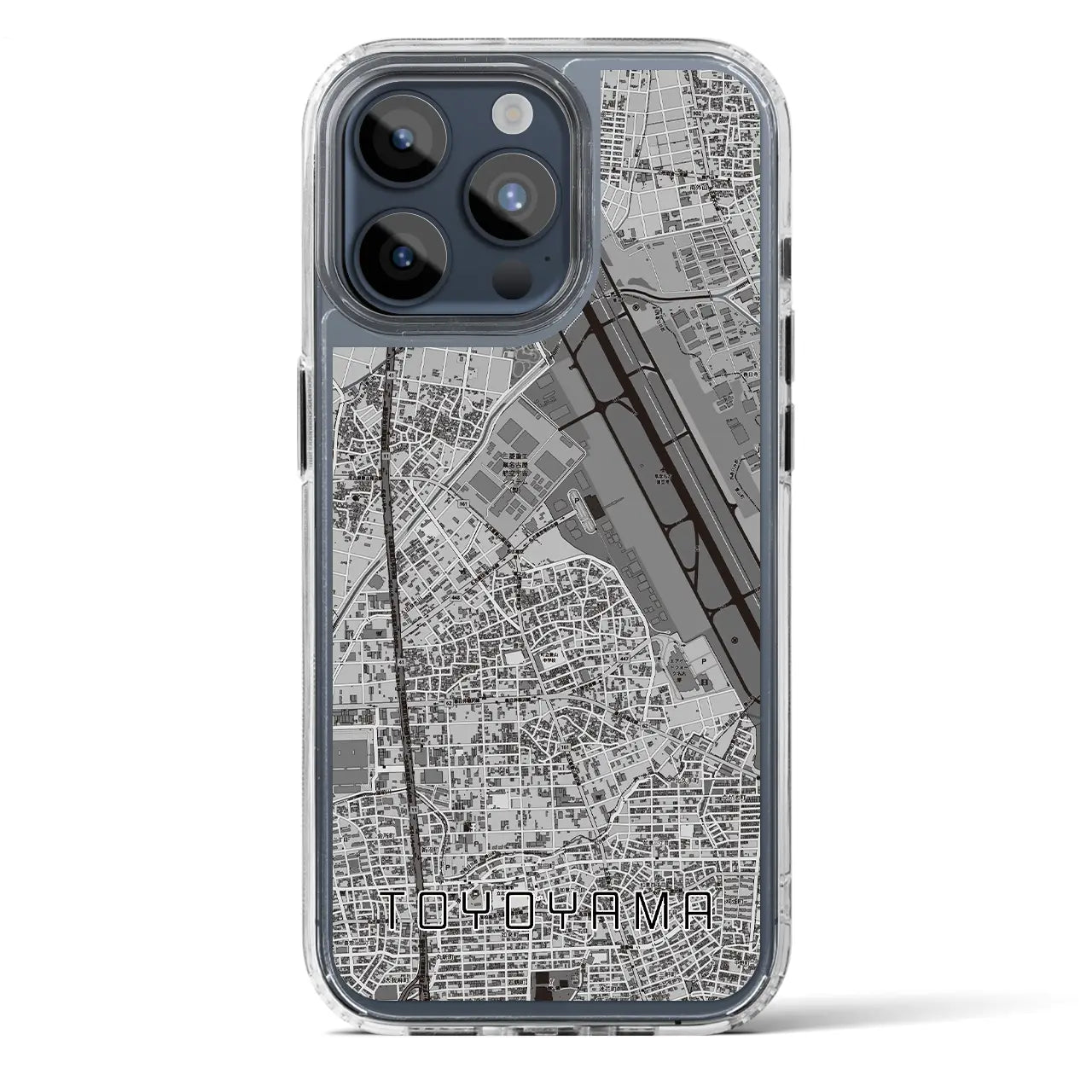 【豊山(愛知県)】地図柄iPhoneケース(MagSafeタイプ)