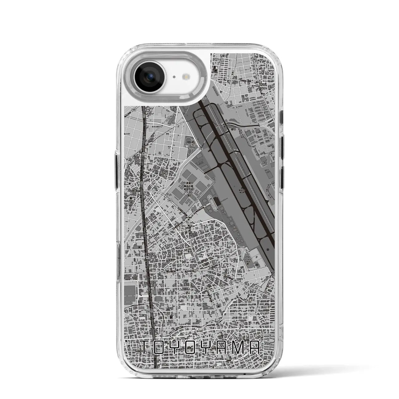 【豊山(愛知県)】地図柄iPhoneケース(MagSafeタイプ)