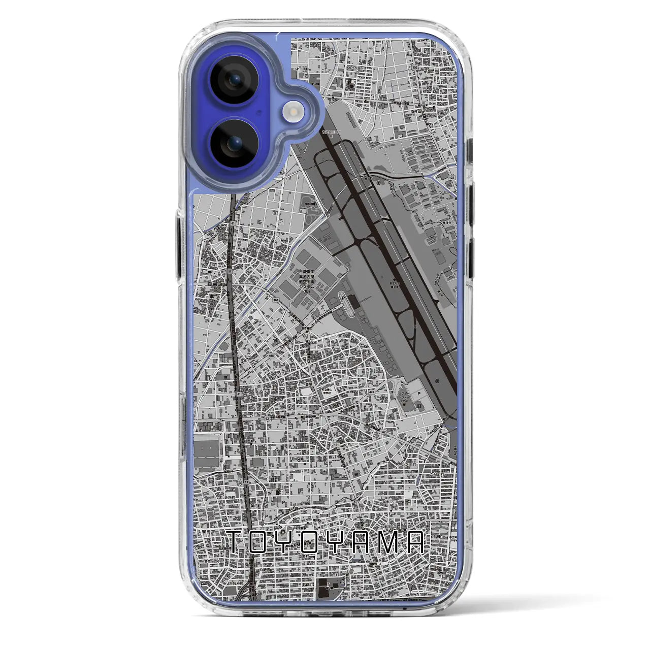 【豊山(愛知県)】地図柄iPhoneケース(MagSafeタイプ)