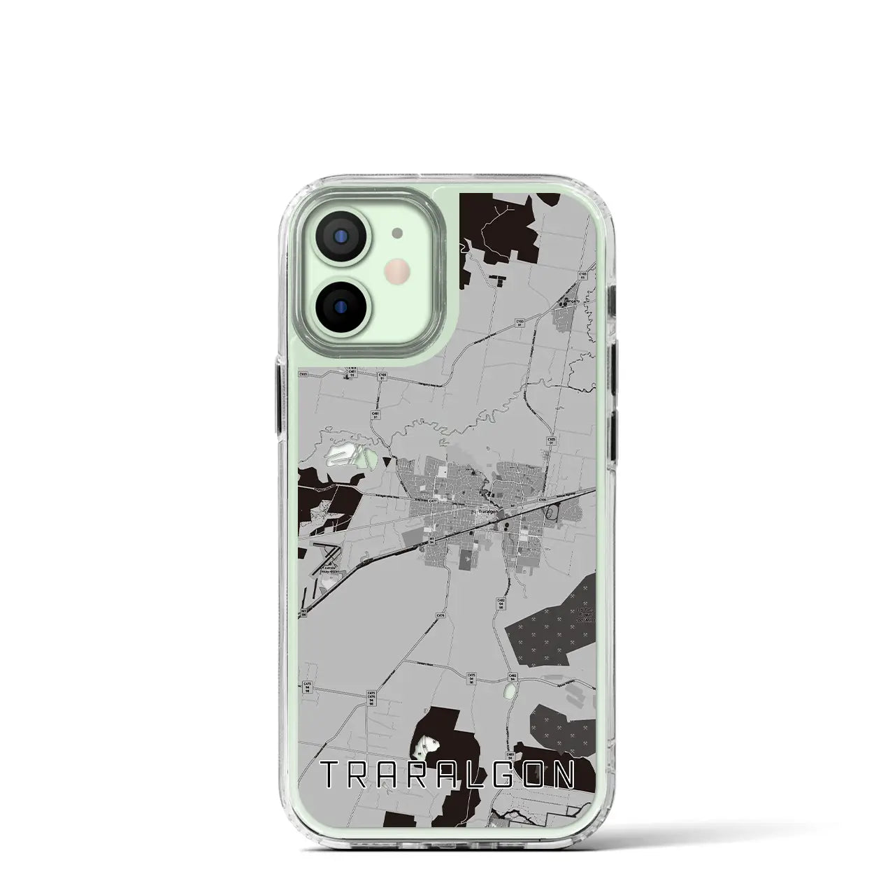 【トララルゴン(オーストラリア)】地図柄iPhoneケース(MagSafeタイプ)