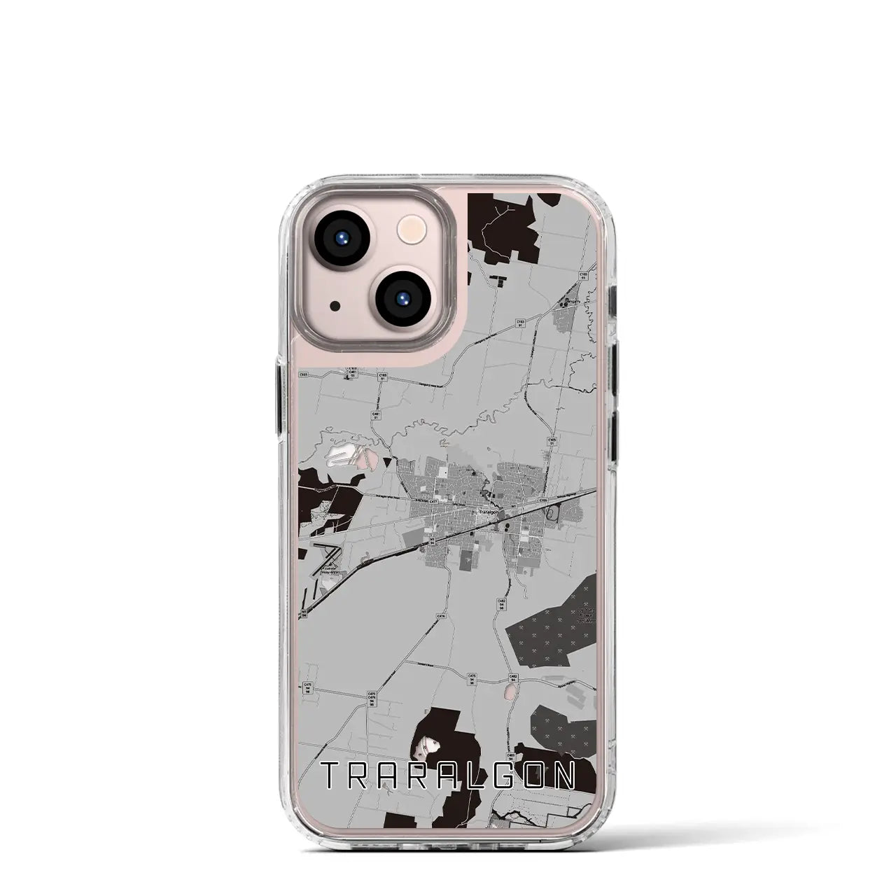 【トララルゴン(オーストラリア)】地図柄iPhoneケース(MagSafeタイプ)