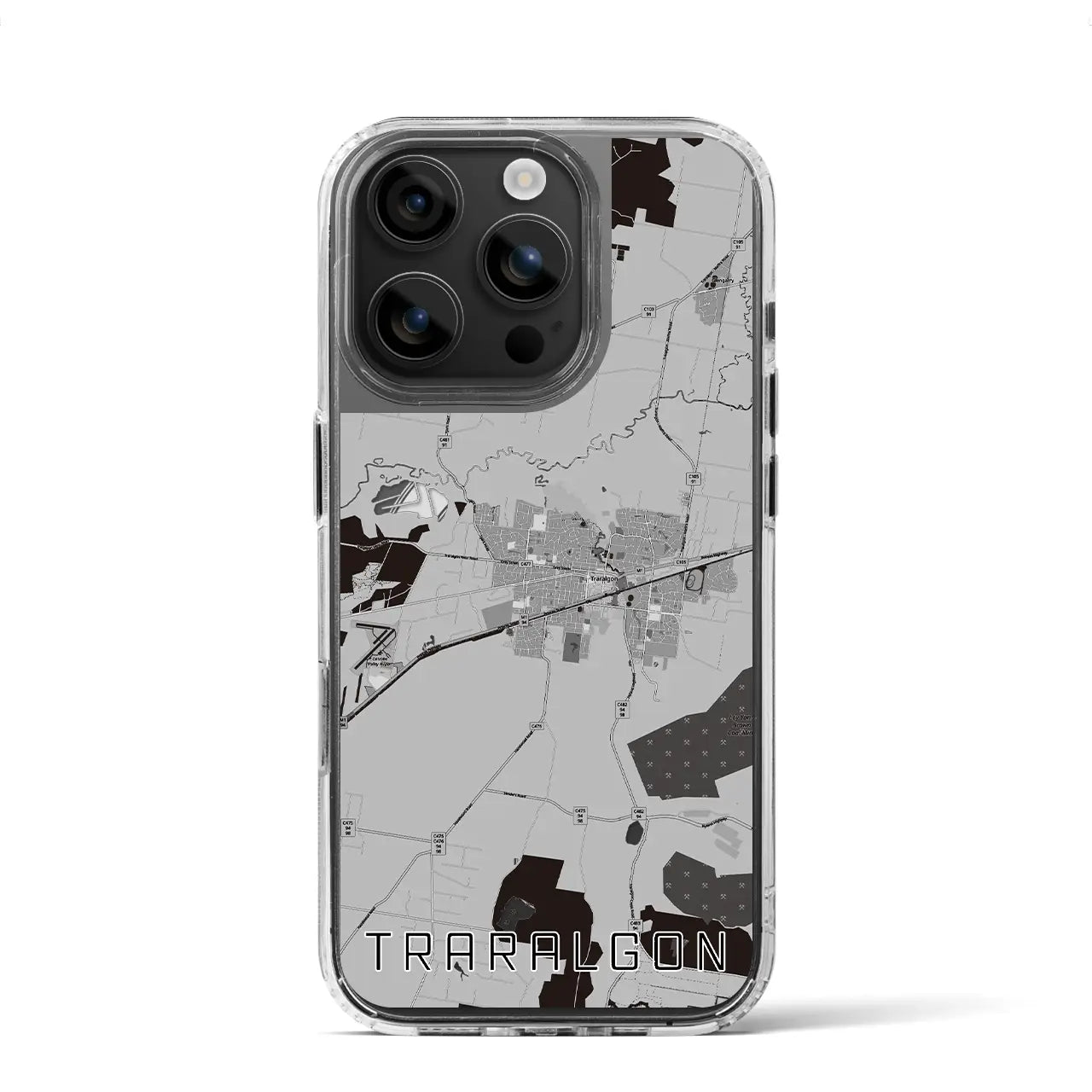 【トララルゴン(オーストラリア)】地図柄iPhoneケース(MagSafeタイプ)