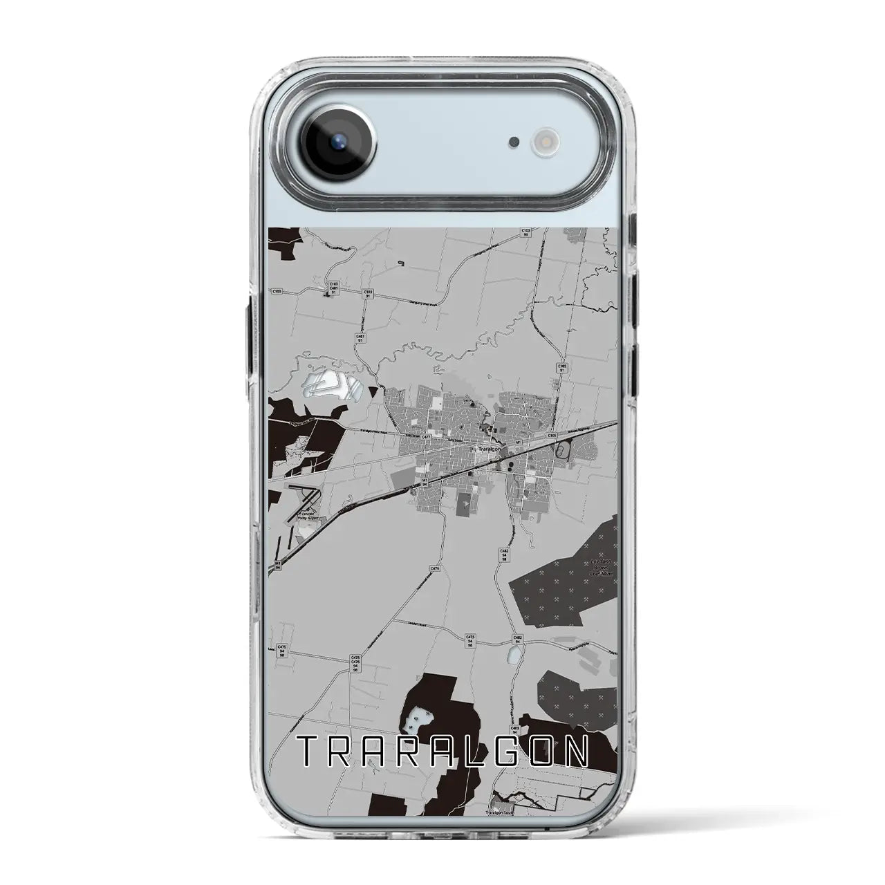 【トララルゴン(オーストラリア)】地図柄iPhoneケース(MagSafeタイプ)