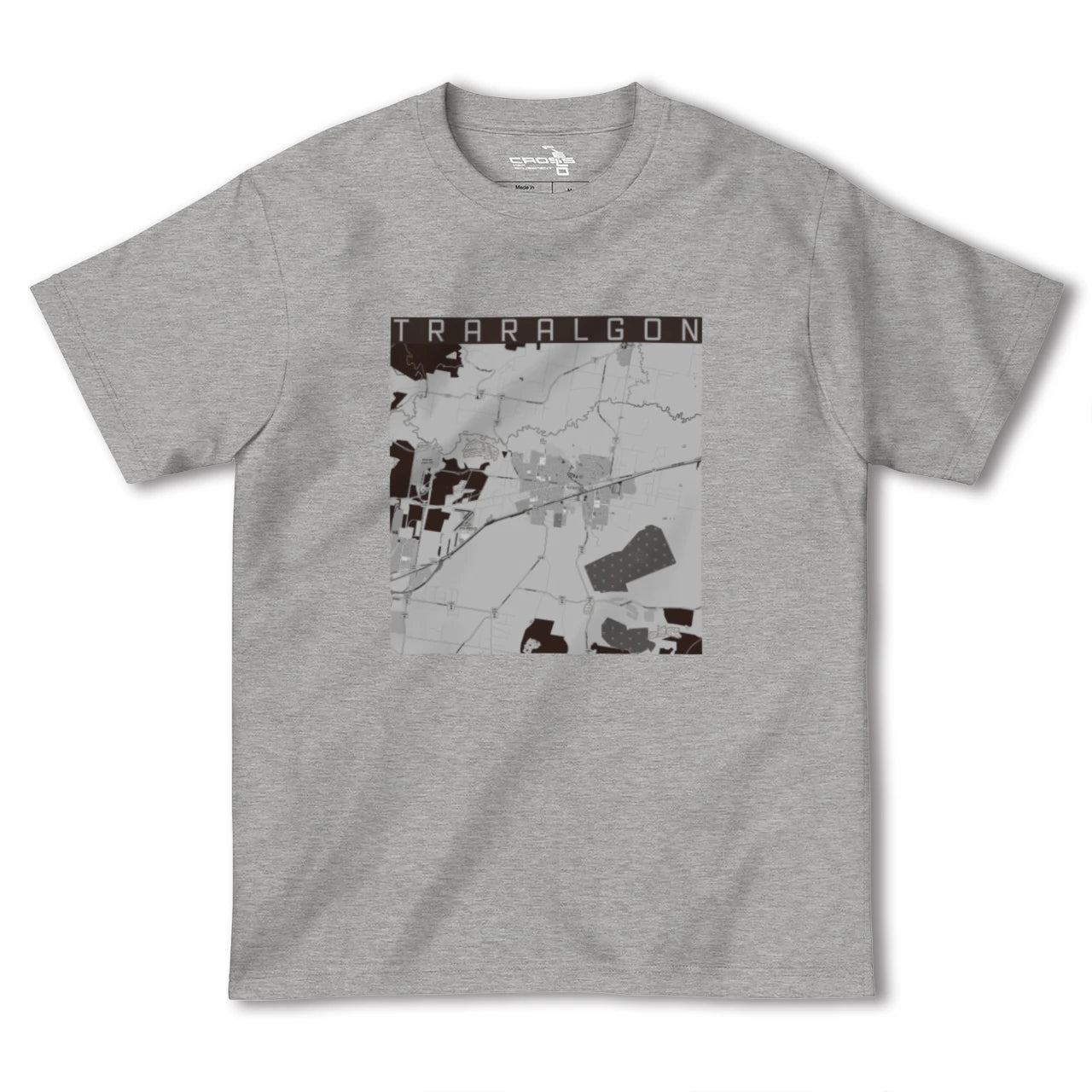 【トララルゴン(オーストラリア)】地図柄ヘビーウェイトTシャツ