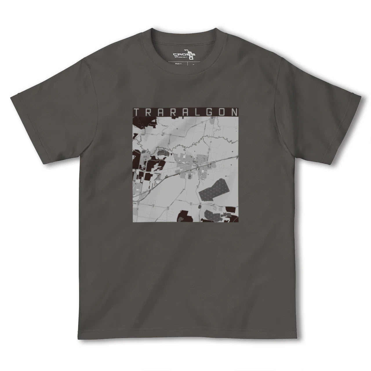 【トララルゴン(オーストラリア)】地図柄ヘビーウェイトTシャツ