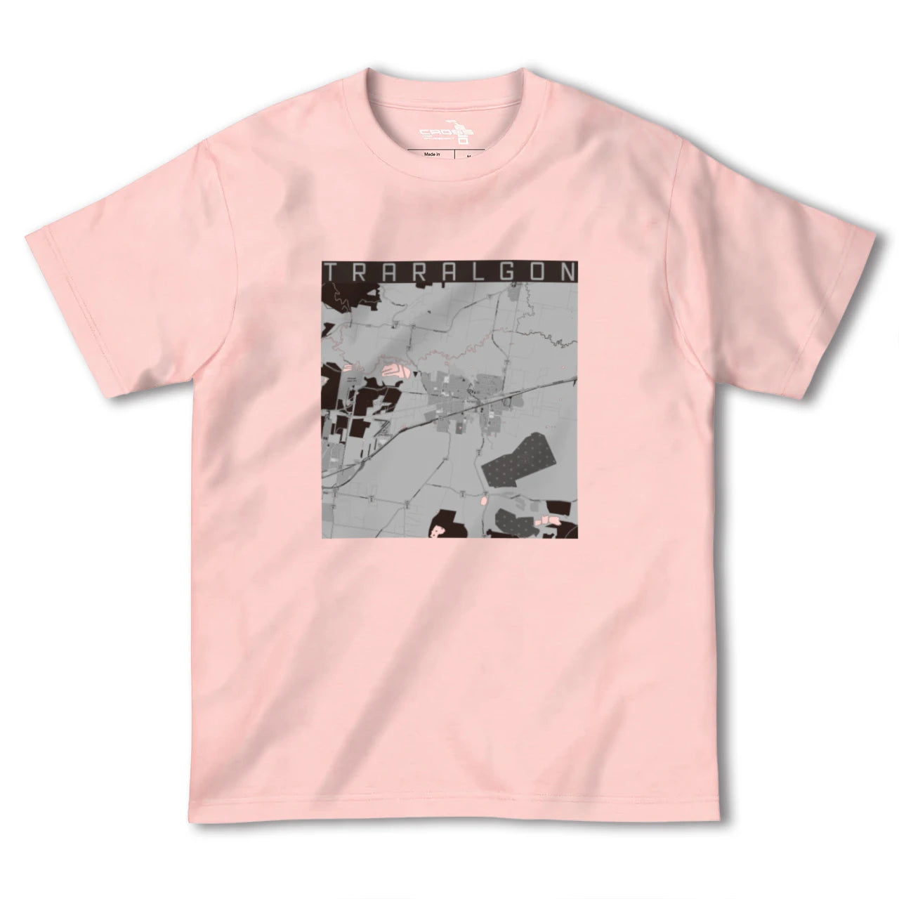【トララルゴン(オーストラリア)】地図柄ヘビーウェイトTシャツ