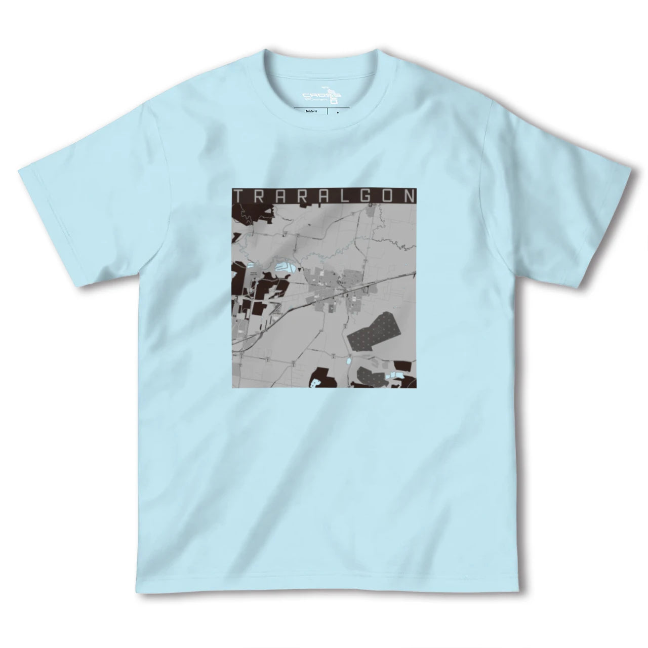 【トララルゴン(オーストラリア)】地図柄ヘビーウェイトTシャツ