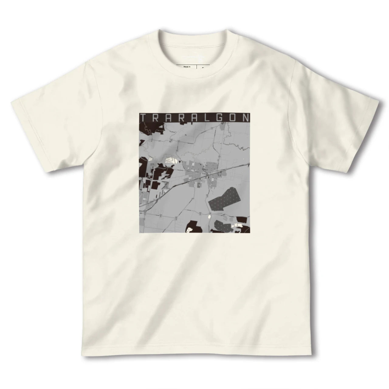【トララルゴン(オーストラリア)】地図柄ヘビーウェイトTシャツ