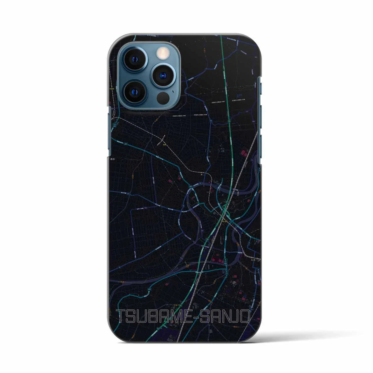 【燕三条(新潟県)】地図柄iPhoneケース(バックカバータイプ)