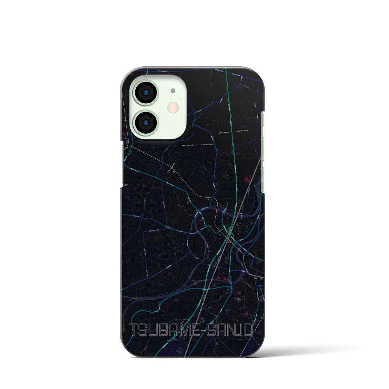 【燕三条(新潟県)】地図柄iPhoneケース(バックカバータイプ)