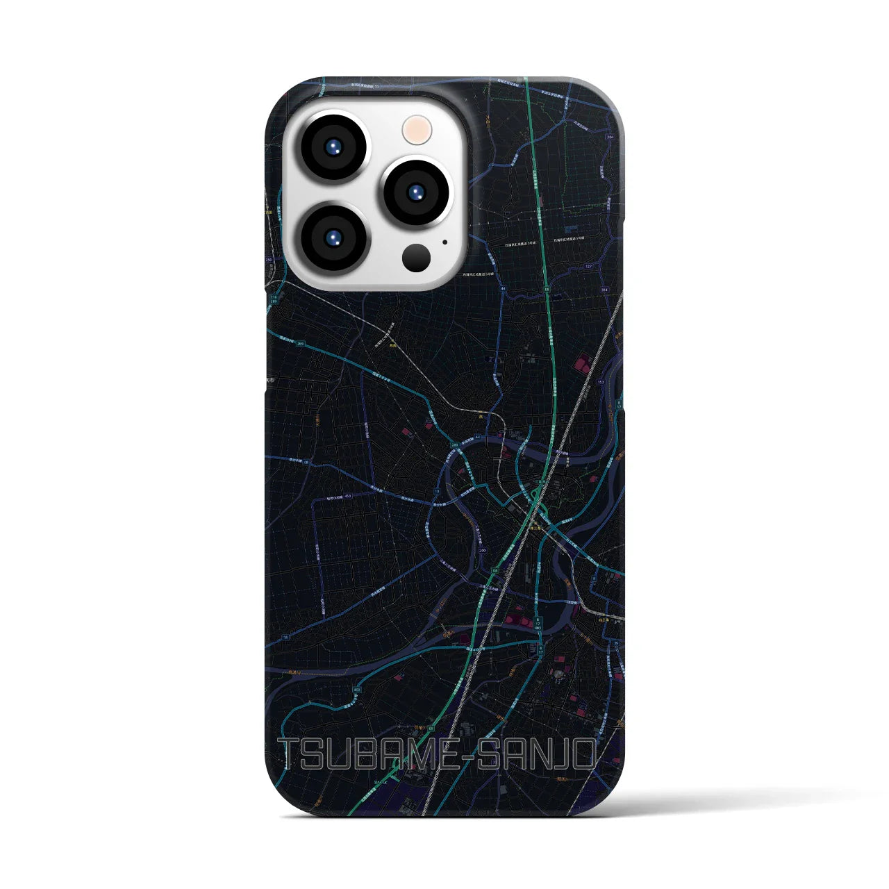 【燕三条(新潟県)】地図柄iPhoneケース(バックカバータイプ)