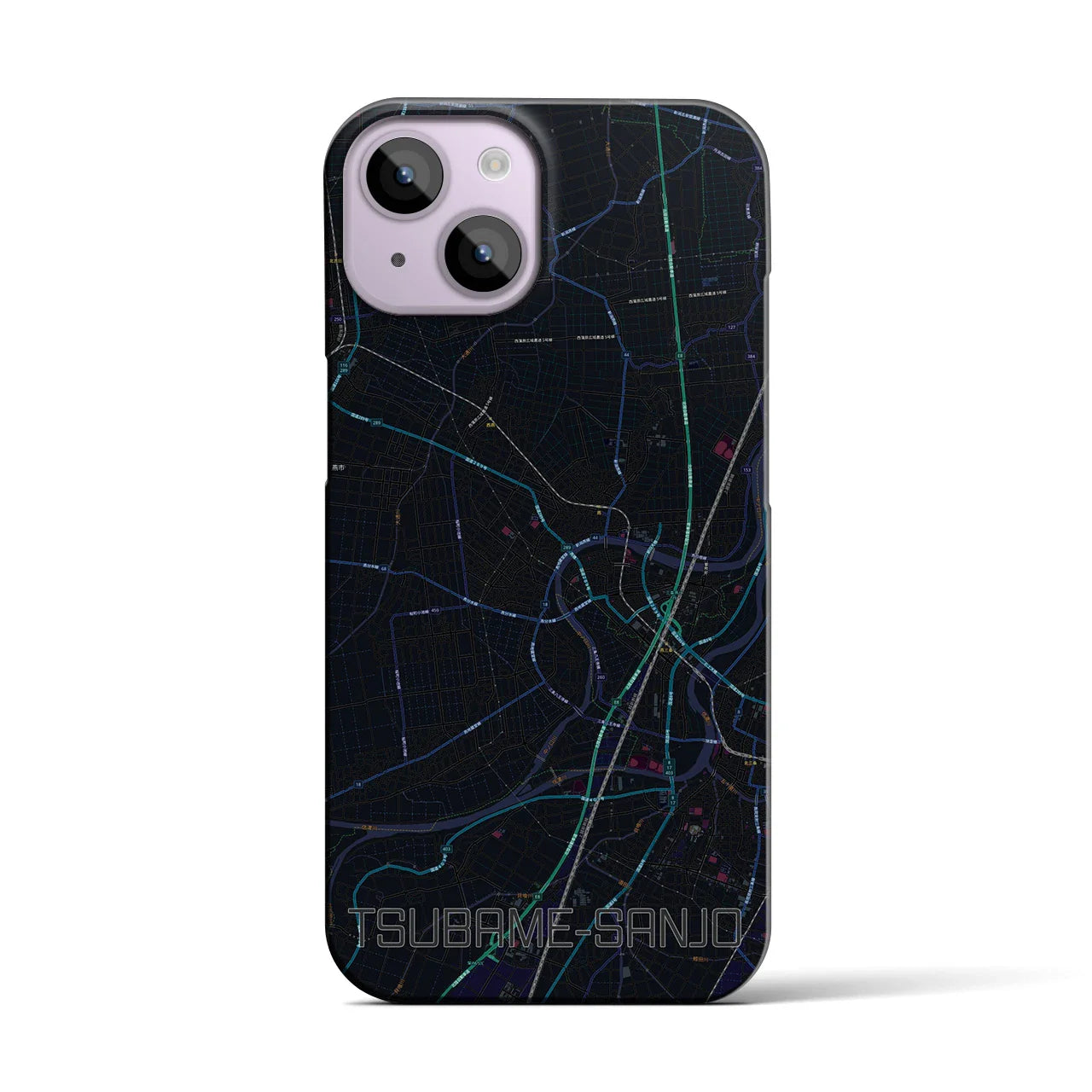 【燕三条(新潟県)】地図柄iPhoneケース(バックカバータイプ)