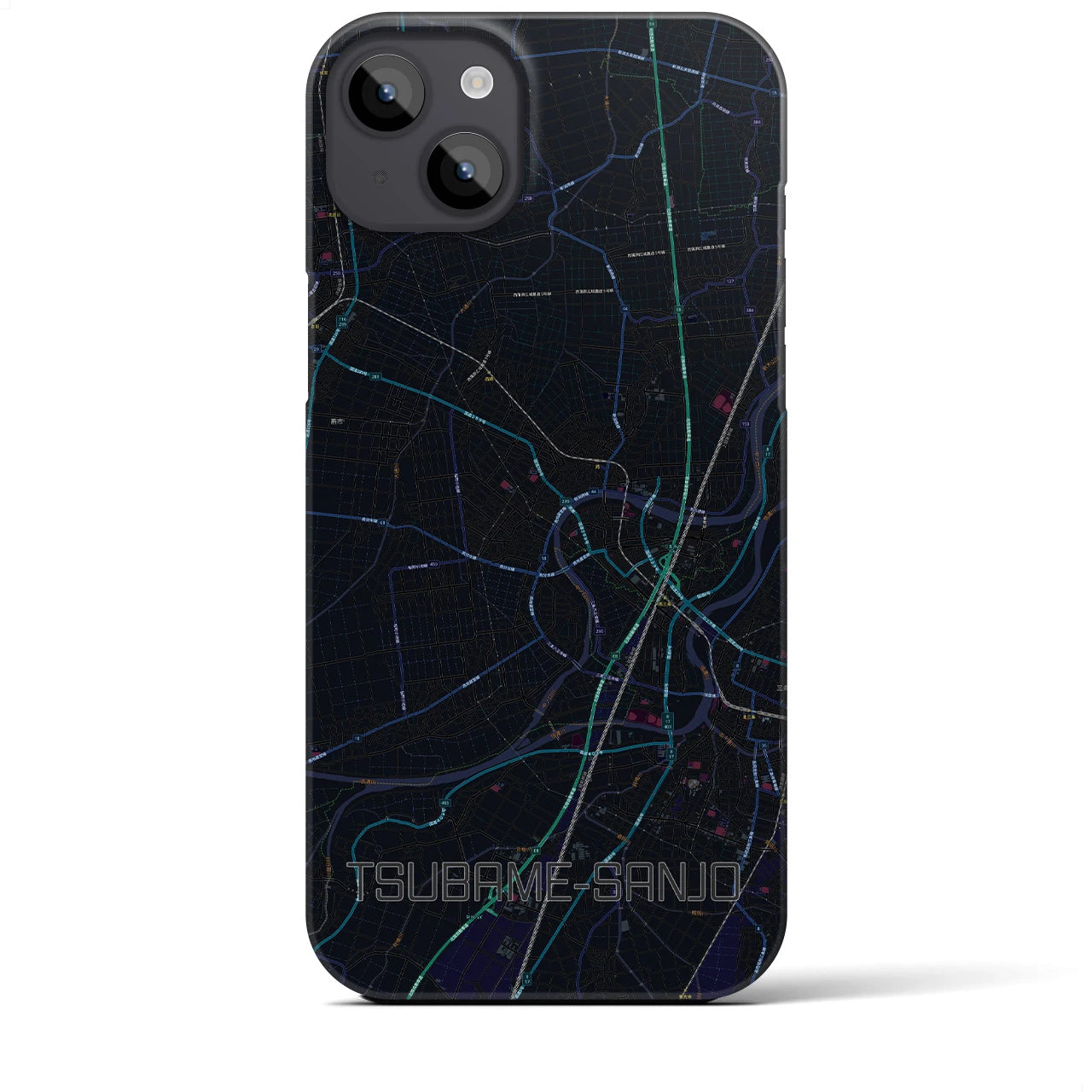 【燕三条(新潟県)】地図柄iPhoneケース(バックカバータイプ)